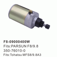 4 STROKE -STARTER MOTOR  - PARSUN F8/9.8-350-76010-0-TOHATSU MFS8/9.8A3-F8-09000400W Parsun